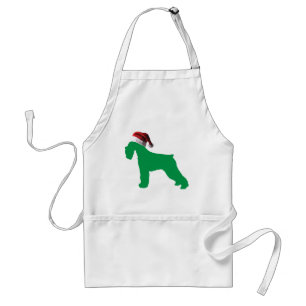Christmas Schnauzer Standard Apron