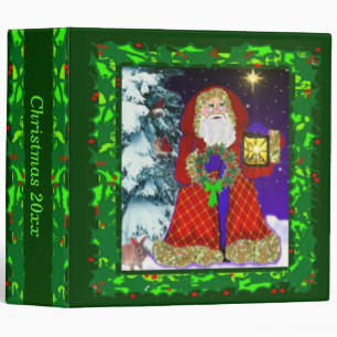 Christmas scrapbook binder