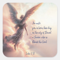 Christmas Scripture Luke 2:11 Cardinal Bird