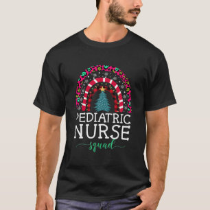 Christmas Scrub Boho Rainbow Dabbing Santa Scrub N T-Shirt