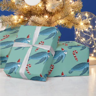 Christmas Sea Turtle Wrapping Paper