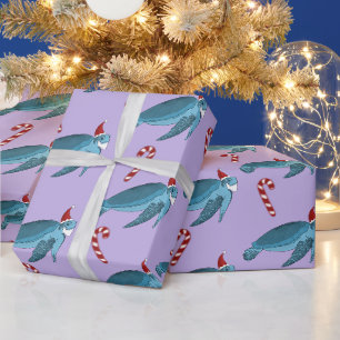 Christmas Sea Turtle Wrapping Paper