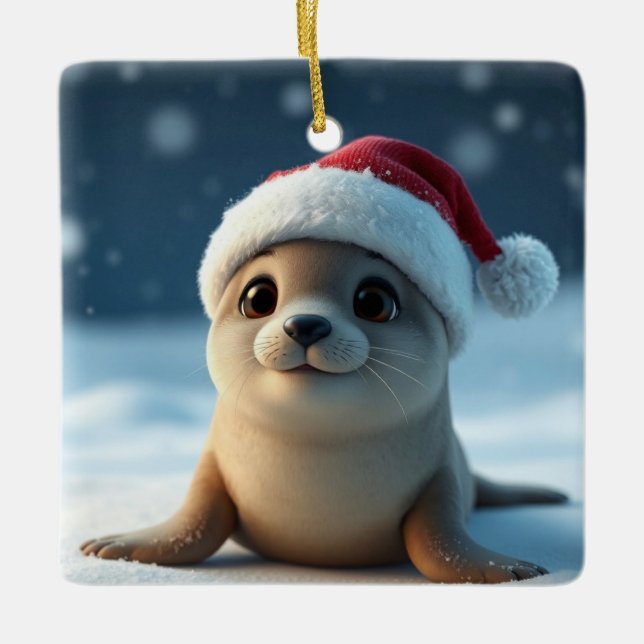 Christmas Seal Ornament (Front)