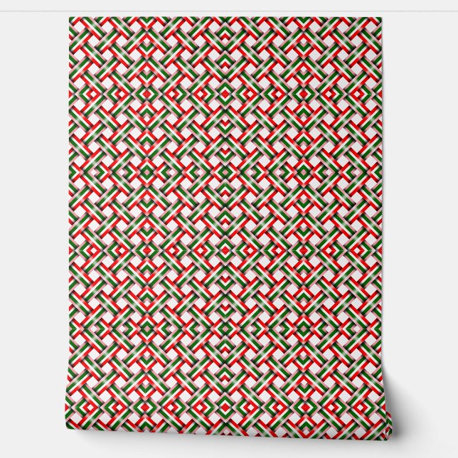 christmas seamless pattern background wallpaper (Unrolling)