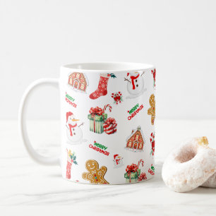 Christmas Seamless Pattern Coffee Mug