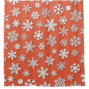 Christmas seamless pattern of snowflakes with shad