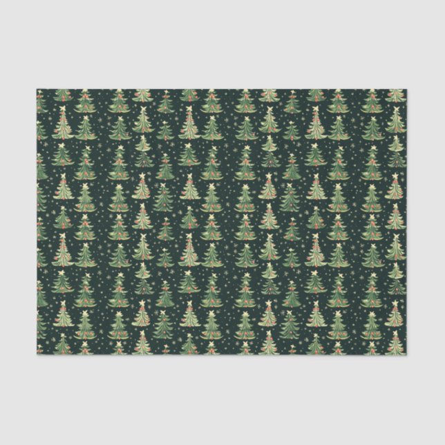 Christmas Seamless Pattern Tissue Paper (Front)