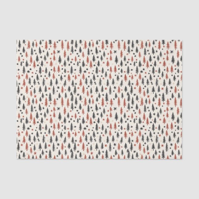 Christmas Seamless Pattern Tissue Paper (Front)