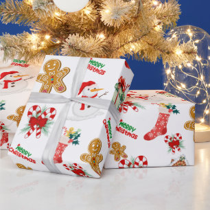 Christmas Seamless Pattern Wrapping Paper