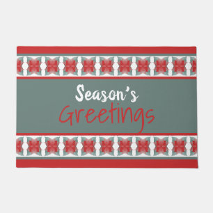 Christmas Season Doormat Personalize Colours