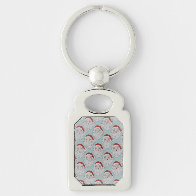 Christmas Season Santa Claus  Keychain (Front)