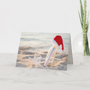 Christmas Season's Greetings starfish Card
