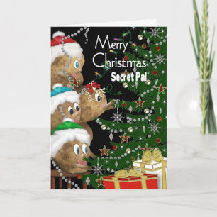 CHRISTMAS - Secret Pal - POTATO FAMILY Collection Holiday Card