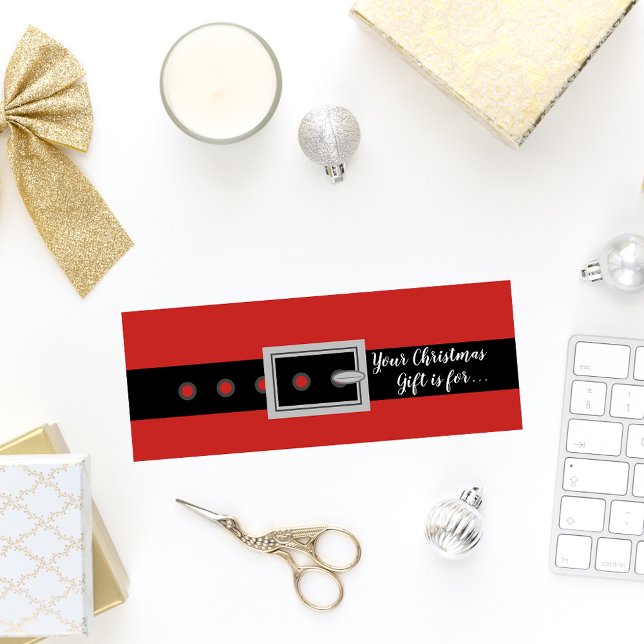 Christmas Secret Santa Name Drawing Card (Creator Uploaded)