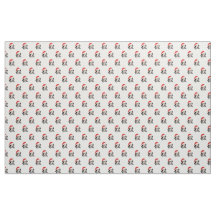 Christmas Shakespeare Portrait Fabric