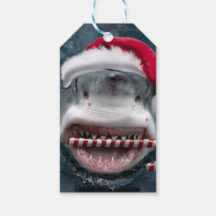Christmas Shark Gift Tags
