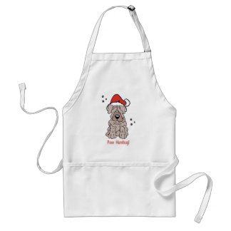 Christmas Sharpei Dog Standard Apron