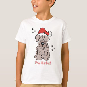 Christmas Sharpei Dog T-Shirt