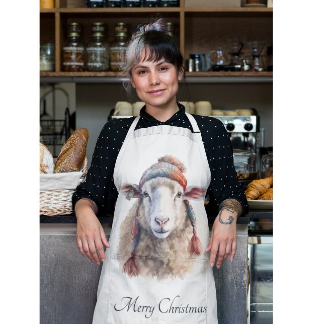 Christmas Sheep Apron (Creator Uploaded)