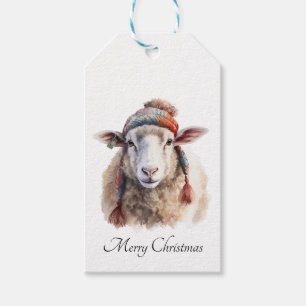 Christmas Sheep Gift Tags