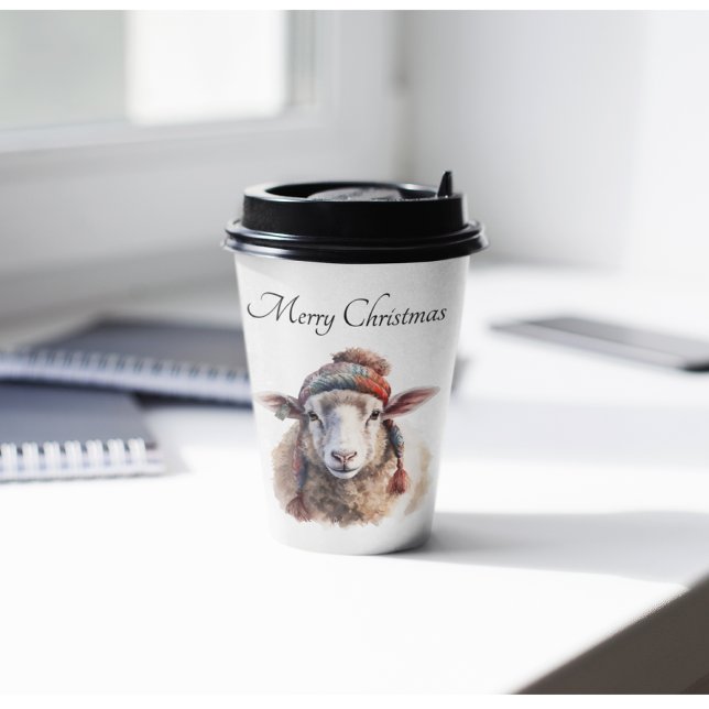 Christmas Sheep Paper Cups (Creator Uploaded)