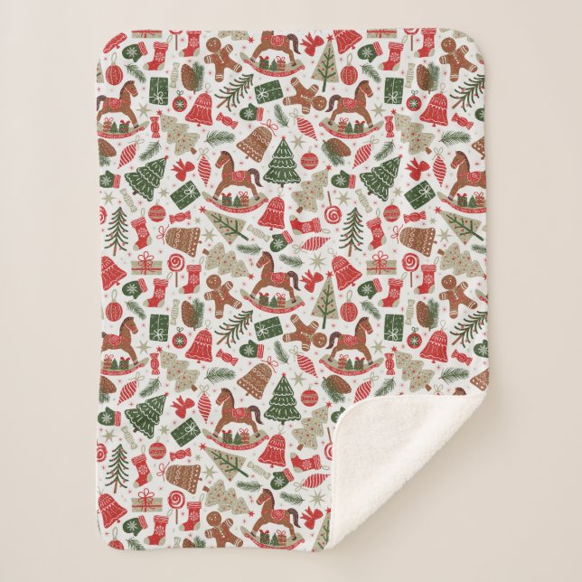 Christmas Sherpa Blanket (Front)