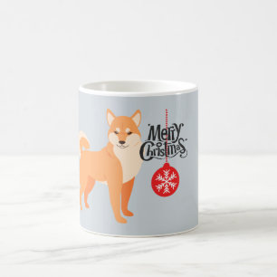 Christmas Shiba Inu Coffee Mug