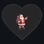 Christmas Shirts for Boys Kids Dabbing Santa Xmas  Heart Sticker<br><div class="desc">Christmas Shirts for Boys Kids Dabbing Santa Xmas (2)</div>