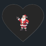 Christmas Shirts for Boys Kids Dabbing Santa Xmas  Heart Sticker<br><div class="desc">Christmas Shirts for Boys Kids Dabbing Santa Xmas (3)</div>