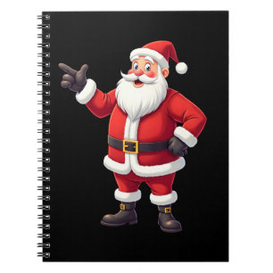 Christmas Shirts for Boys Kids Dabbing Santa Xmas  Notebook