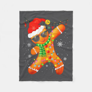 Christmas Shirts Kids Boys Toddler Gingerbread Xma Fleece Blanket