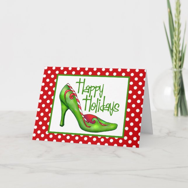 Christmas Shoe Art Cards (Front)