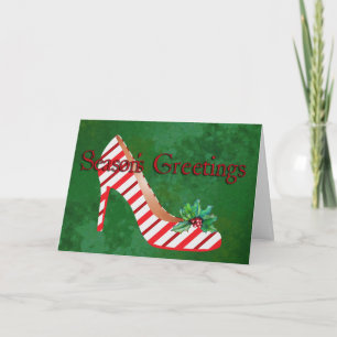 Christmas Shoes Greeting Card