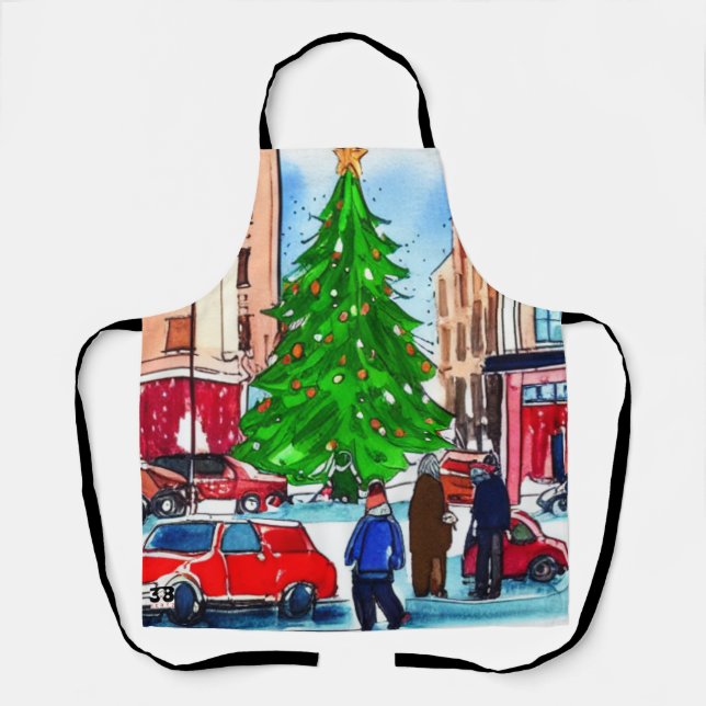 Christmas Shopping Apron (Front)