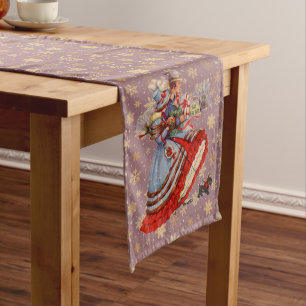 Christmas Shopping Long Table Runner