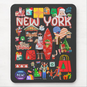 Christmas Shopping Mouse Pad