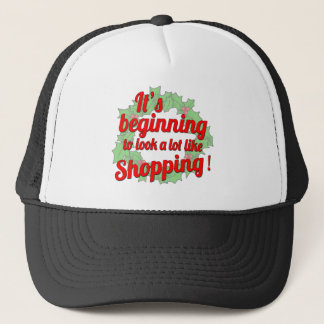 Christmas Shopping Trucker Hat