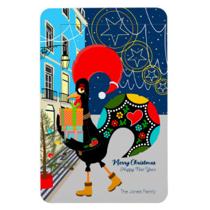 Christmas shopping with the Portuguese Rooster Magnet