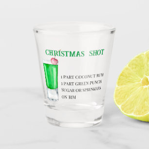 Christmas Shot Drink Recipe Holiday Party Glass