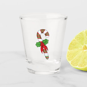 Christmas Shot Glass : Candy Cane