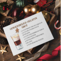 Christmas Shot Recipe Holiday Party Gingerbread 