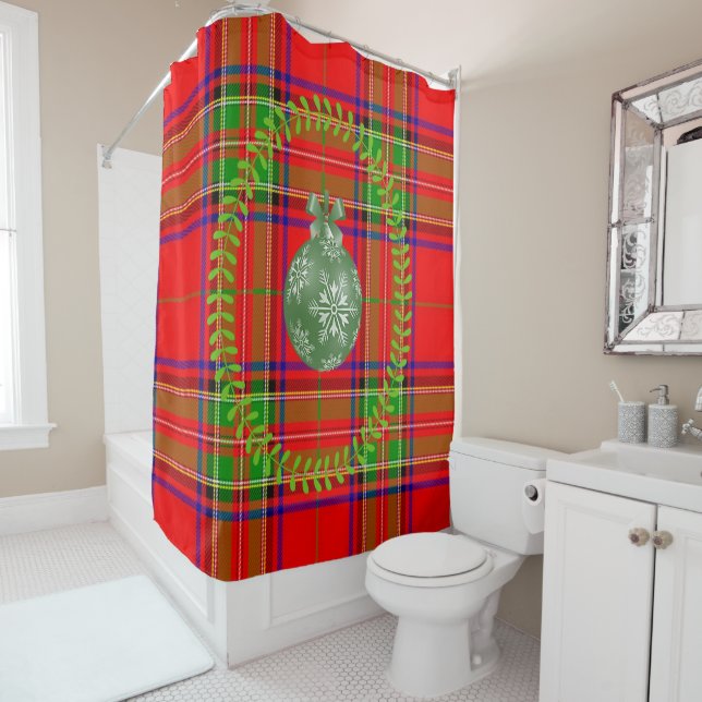 Christmas Shower Curtain (In Situ)