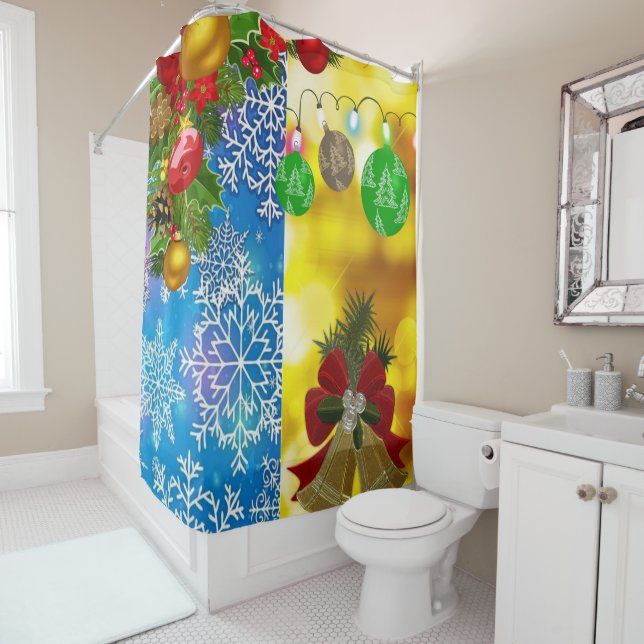 Christmas Shower Curtain (In Situ)