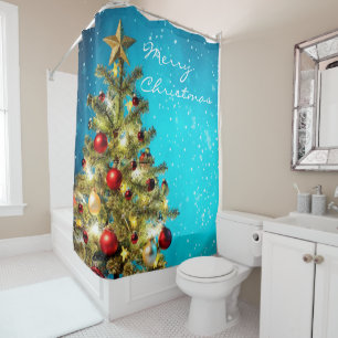 Christmas Shower Curtain/Christmas Tree