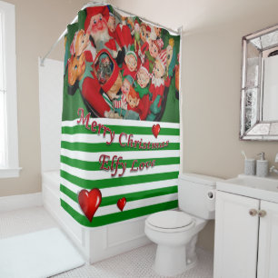 Christmas Shower Curtain, Elf