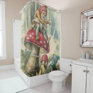 Christmas Shower Curtain, Elf