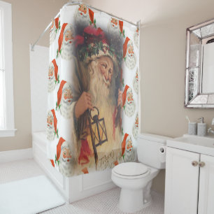 Christmas Shower Curtain, Santa