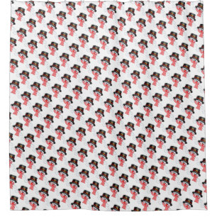 Christmas Shower Curtain/Snowmen