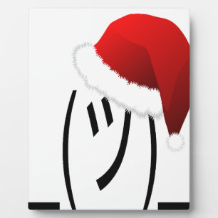 christmas shrug emoji plaque