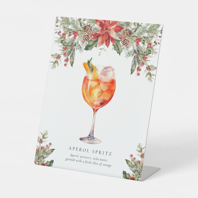 Christmas Signature Drink Sign (Front)